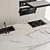 Contemporary Wood Black Kitchen 3D model small image 4