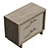Modern Coastal Woven Nightstand in Light Playa 3D model small image 5
