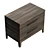 Aventura Dark Nightstand Millimeters UVs Unwrapped 3D model small image 5