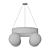 Modern Corner Design Kai Chandelier 3D model small image 4