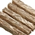 Rustic Logs Set 17 3D model small image 2