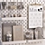 Ikea SKÅDIS White Pegboard Organizer 3D model small image 3