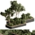 Outdoor Plant Box - Set of 600 3D model small image 4