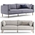 Contemporary Wells Sofa, 2015 Version 3D model small image 1