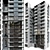 Modular Residential Building Model 3D model small image 1