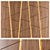 European Oak Diagonal Lit Panel 3D model small image 2