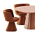 Stylish Bebitalia Flair Allure Set 3D model small image 2