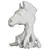 Root Zebra Head Sculpture 3D model small image 3