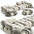 Modular Design Camaleonda Sofa Set 3D model small image 10