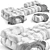 Modular Design Camaleonda Sofa Set 3D model small image 14
