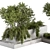  Outdoor Plant Box Set 3D model small image 2