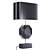 Elegant Octagonal Brass Table Lamp 3D model small image 7