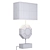 Elegant Octagonal Brass Table Lamp 3D model small image 9