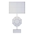 Elegant Octagonal Brass Table Lamp 3D model small image 10