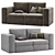 Collin Foam Comfort Two-Piece Sofa 3D model small image 1