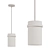 Elegant Glass Pendant Light 3D model small image 2