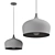 Margo Metal Pendant Light 3D model small image 2