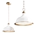 Title: Jocelyn Metal Pendant Light 3D model small image 1