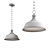 Title: Jocelyn Metal Pendant Light 3D model small image 2