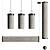 Sleek Aramos Pendant Light 3D model small image 2