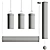 Sleek Aramos Pendant Light 3D model small image 3