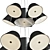 Modern Marset Pendant Light 3D model small image 1