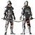 Gothic German Armor Replica 3D model small image 2