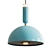 Sleek Metal Dome Lighting Fixture 3D model small image 2