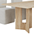 Modern Barwell Dining Set: Table & Chairs 3D model small image 2