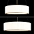 Palati Drum Pendant Lighting Fixture 3D model small image 2