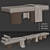 Contemporary Sagano Bench with Textures 3D model small image 6