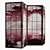 Japanese Style Folding Screen 3D model small image 1