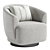 Cozy Contemporary COMO CLUB CHAIR 3D model small image 3