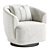 Cozy Contemporary COMO CLUB CHAIR 3D model small image 5