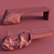 Artisanal Sculpted Bench Set 3D model small image 5