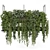 Metal Box Hanging Plant Set 3D model small image 2