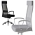 Ikea Markus Office Chair 3D 3D model small image 3