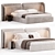 Elegant Valletta Bed 2015 Edition 3D model small image 2