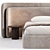 Elegant Valletta Bed 2015 Edition 3D model small image 5