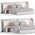 Elegant Valletta Bed 2015 Edition 3D model small image 7