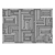 Geometric Eco Kilim Rug A1457A 3D model small image 3