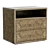 Modern Coastal Palecek Braxton Nightstand 3D model small image 1