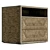 Modern Coastal Palecek Braxton Nightstand 3D model small image 4