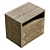 Modern Coastal Palecek Braxton Nightstand 3D model small image 5