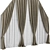 Skew Window Attic Curtains 3D model small image 4