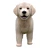 Golden Retriever Puppies Miniatures 3D model small image 4