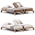 Elegant Blain Sun Loungers Model 3D model small image 1