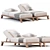 Elegant Blain Sun Loungers Model 3D model small image 3