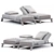 Elegant Blain Sun Loungers Model 3D model small image 4