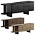 Wood Textured Handy Console, 3 Colors 3D model small image 1